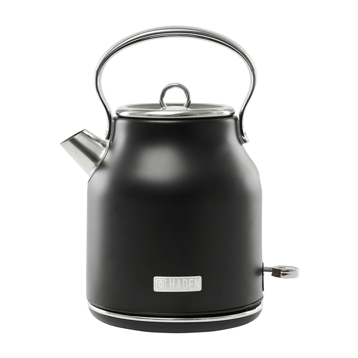 Haden Perth 1.7 Liter Stainless Steel Electric Kettle with Auto Shut-Off,  Gray
