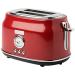 Dorset Red & Chrome 2-Slice Toaster - 75001