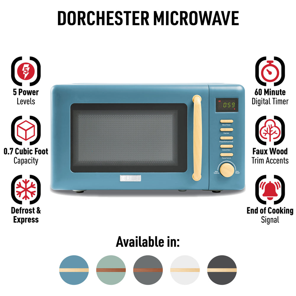 Dorchester Stone Blue Microwave