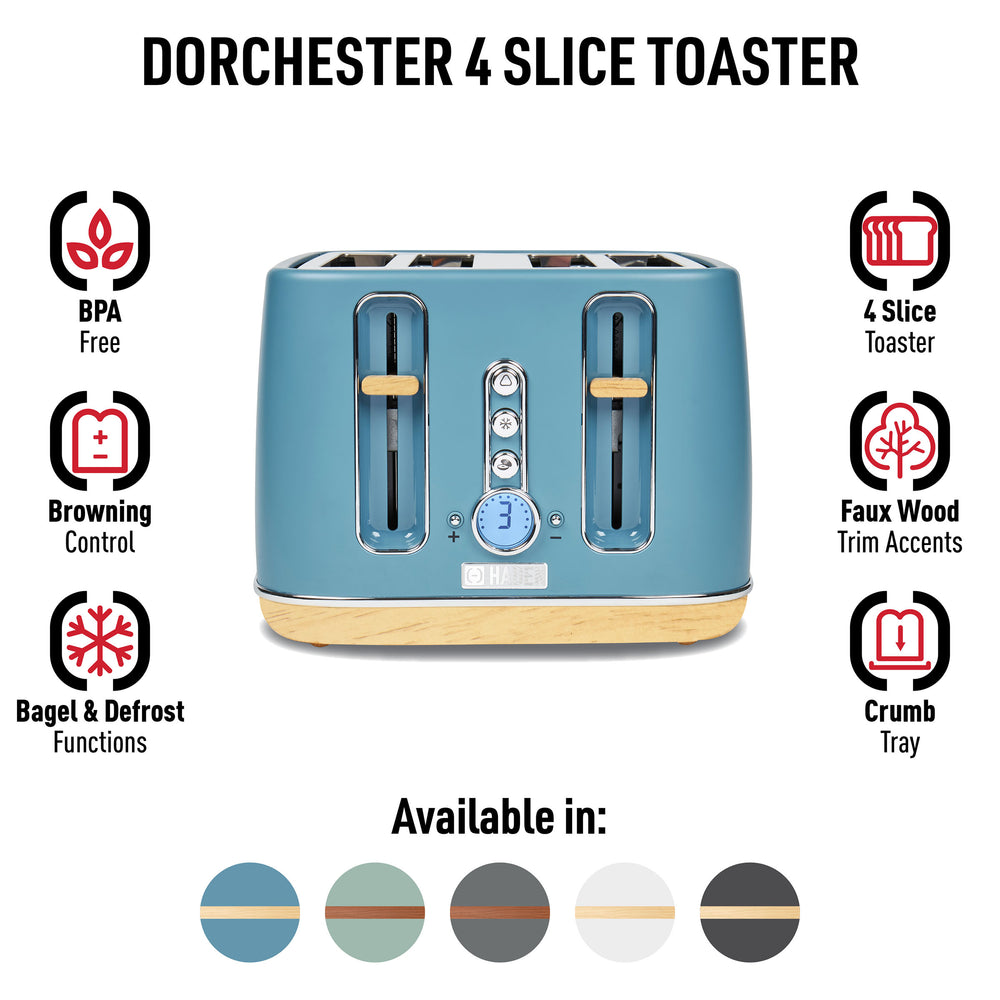 Dorchester Stone Blue Toaster