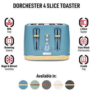 Dorchester Stone Blue Toaster