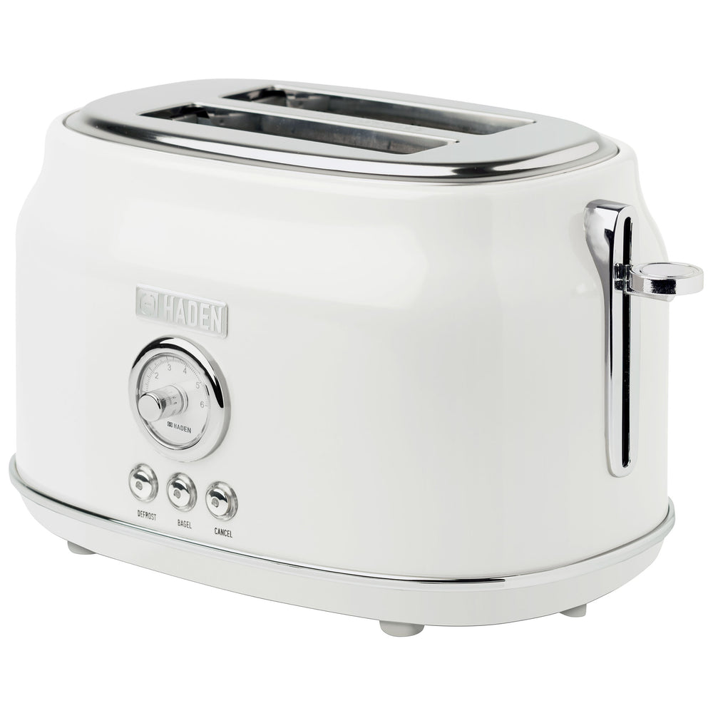 Dorset Ivory & Chrome 2-Slice Toaster