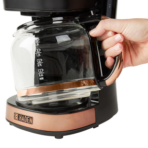 Haden Black & Copper Coffee Machine