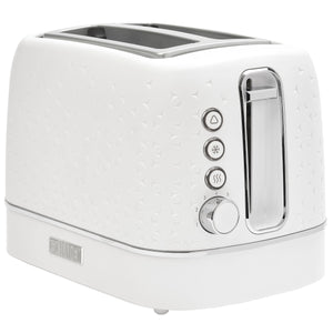 Starbeck Bright White 2 Slice Toaster