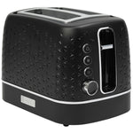 Starbeck Black & Chrome 2 Slice Toaster