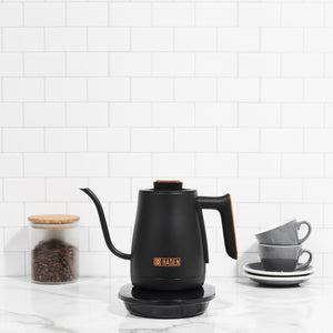 Gooseneck Electric Kettle, Black & Copper - 75130