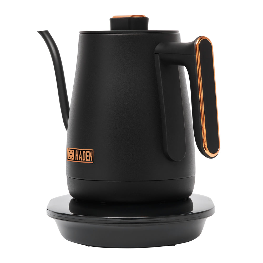 Gooseneck Electric Kettle, Black & Copper - 75130