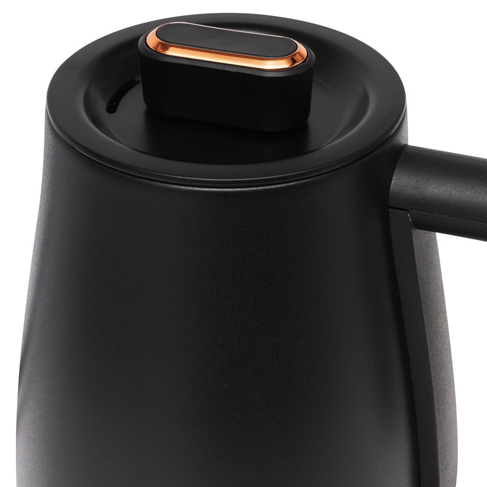 Gooseneck Electric Kettle, Black & Copper - 75130