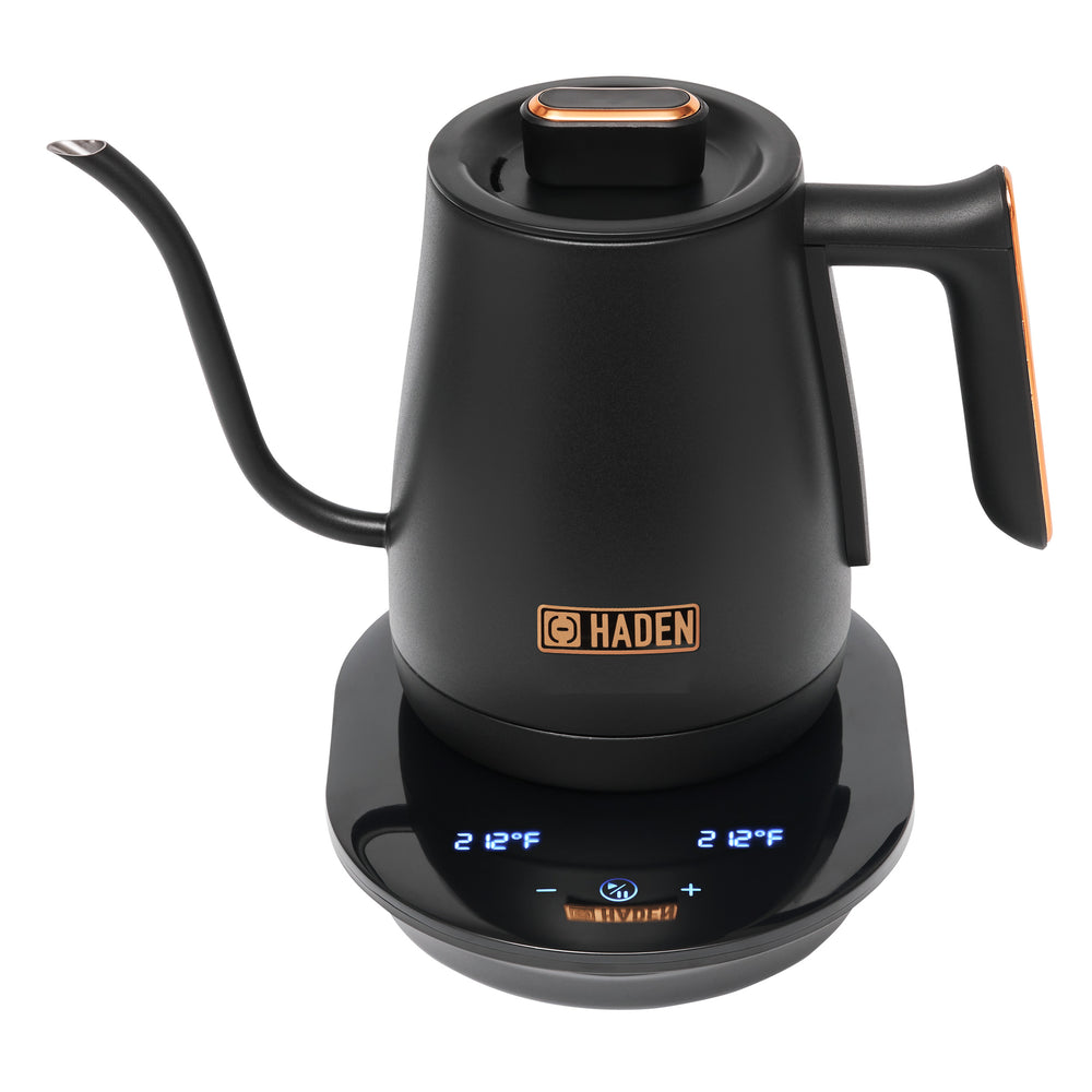 Gooseneck Electric Kettle, Black & Copper - 75130