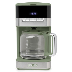 Quintessential Brew 12 Cup Coffee Maker Cedar Green & Chrome - 75134