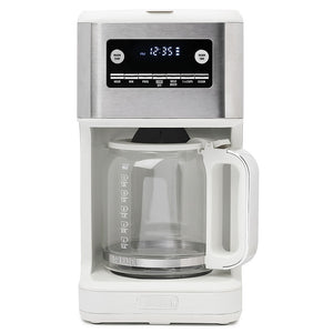 Generous Brew 14 Cup Coffee Maker Ivory & Chrome - 75137