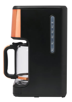 Generous Brew 14 Cup Coffee Maker Black & Copper - 75139