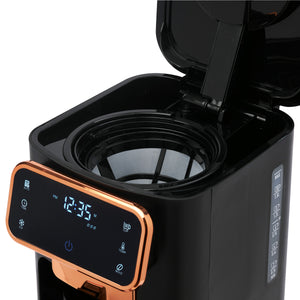 Dual Brew 10 Cup Hot and Ice Coffee Maker Black & Copper - 75144