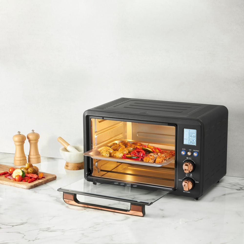 Toaster Oven, Black & Copper - 75148