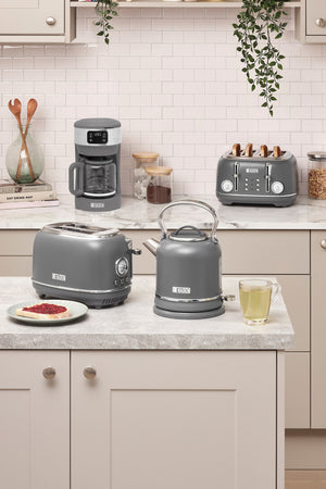 Chelsea Electric Kettle, Grey & Chrome - 75159