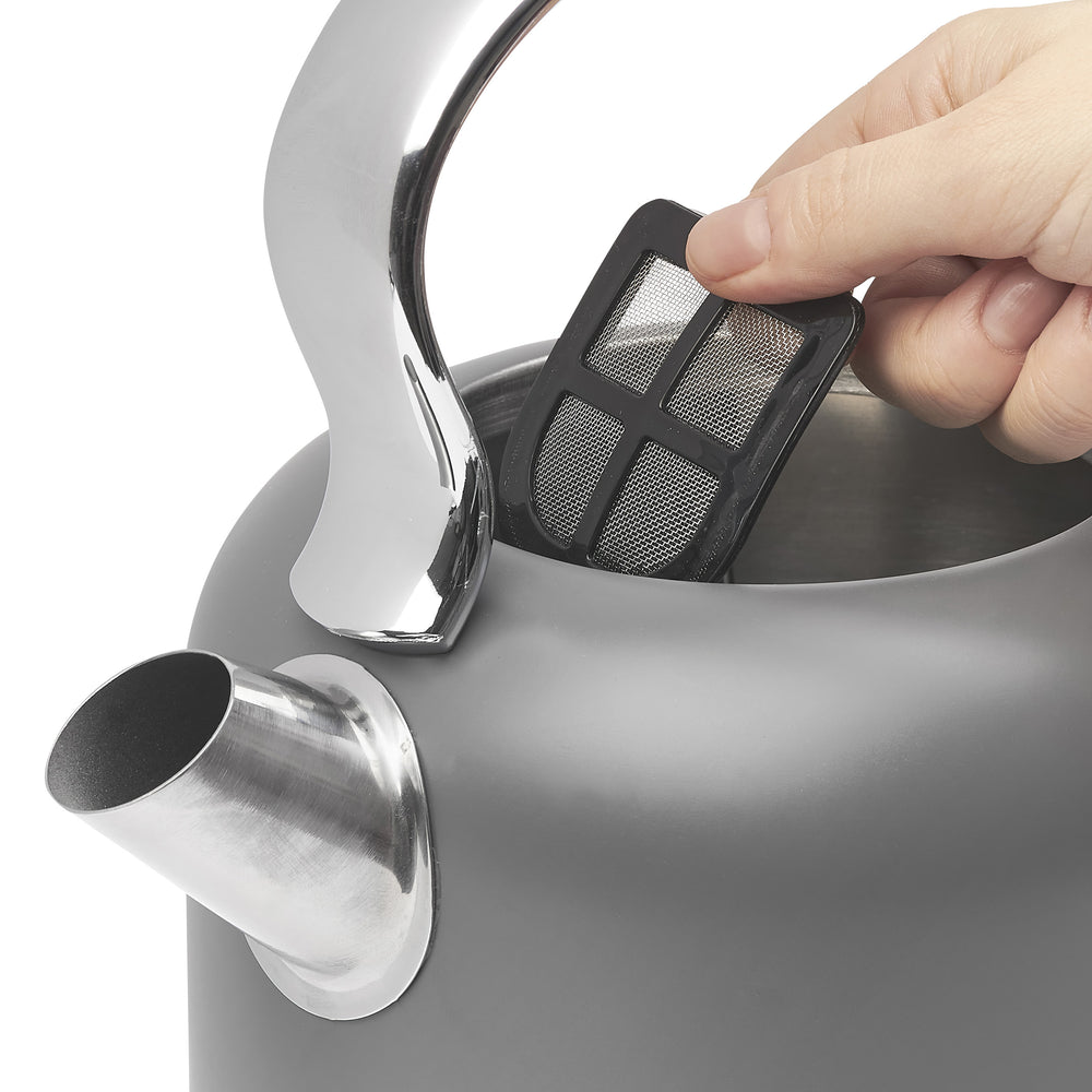 Chelsea Electric Kettle, Grey & Chrome - 75159