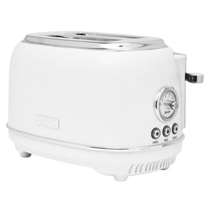 Chelsea 2-Slice Toaster, Ivory & Chrome, 75163