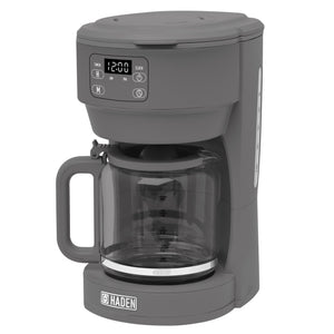 Chelsea Coffee Maker, Grey & Chrome - 75166