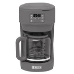 Chelsea Coffee Maker, Grey & Chrome - 75166