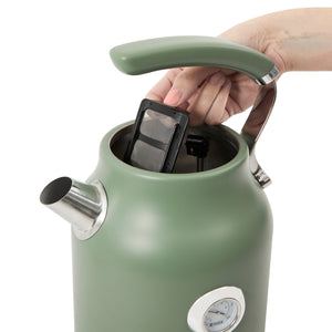 Dorset Electric Kettle, Cedar Green & Chrome - 75171