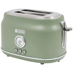 Dorset Cedar Green & Chrome 2-Slice Toaster - 75172