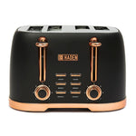 Brighton Black & Copper 4-Slice Toaster - 75187