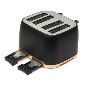 Brighton Black & Copper 4-Slice Toaster - 75187