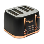 Brighton Black & Copper 4-Slice Toaster - 75187