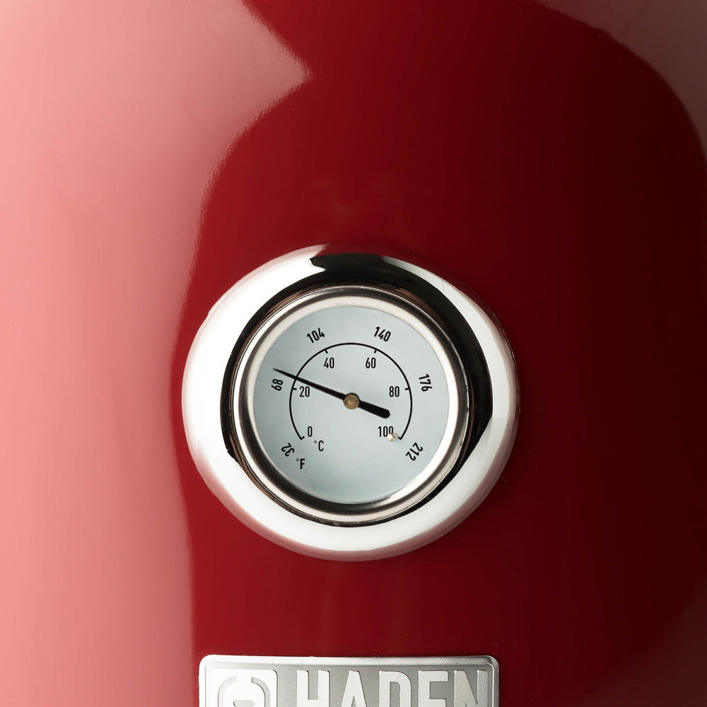 Haden Dorset 1.7 Liter Stainless Steel Electric Tea Kettle, Red - 75000