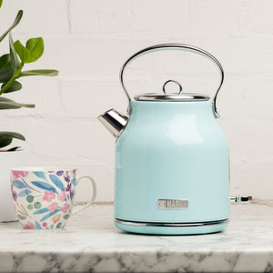 Haden Heritage 1.7l Stainless Steel Electric Cordless Kettle - Turquoise :  Target
