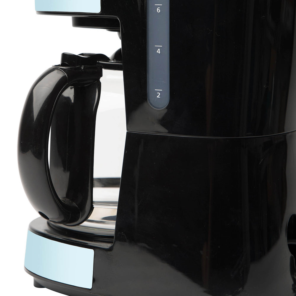 Haden Heritage 12 Cup Programmable Retro Coffee Maker Machine,  Black/Chrome, 1 Piece - Foods Co.