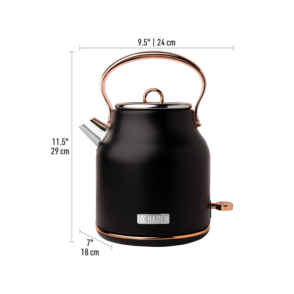 Haden Heritage Stainless Steel Electric Water and Tea Kettle, Copper a –  Tuesday Morning