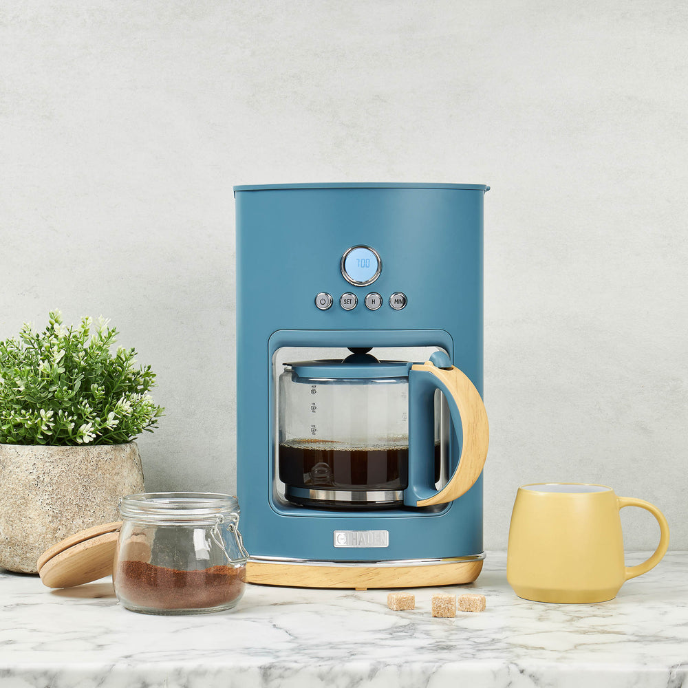 Haden 12-Cup Turquoise Residential Drip Coffee Maker in the Coffee